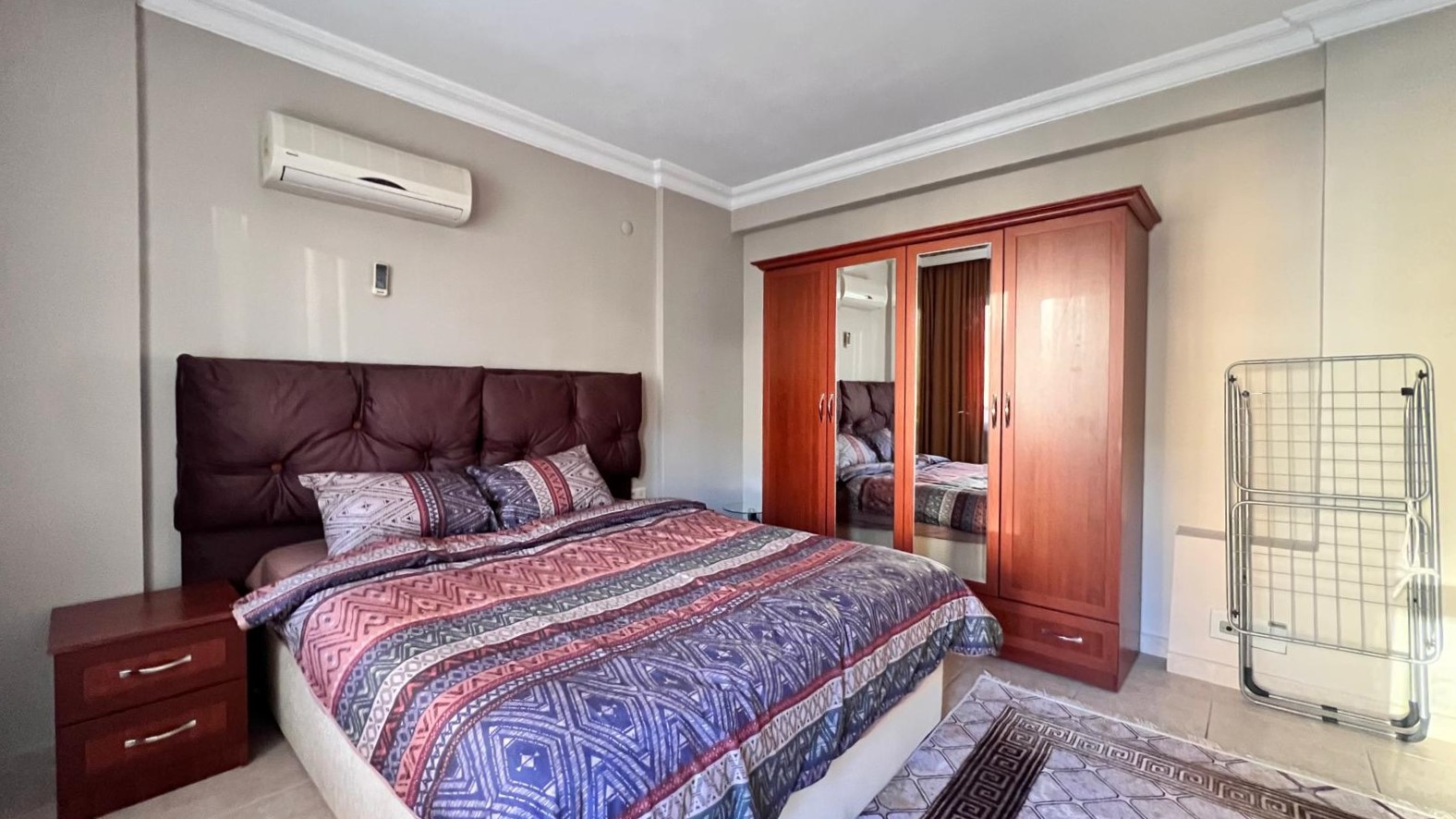 ALANYA MERKEZDE DENİZ KALE MANZARALI EŞYALI DAİRE - 6