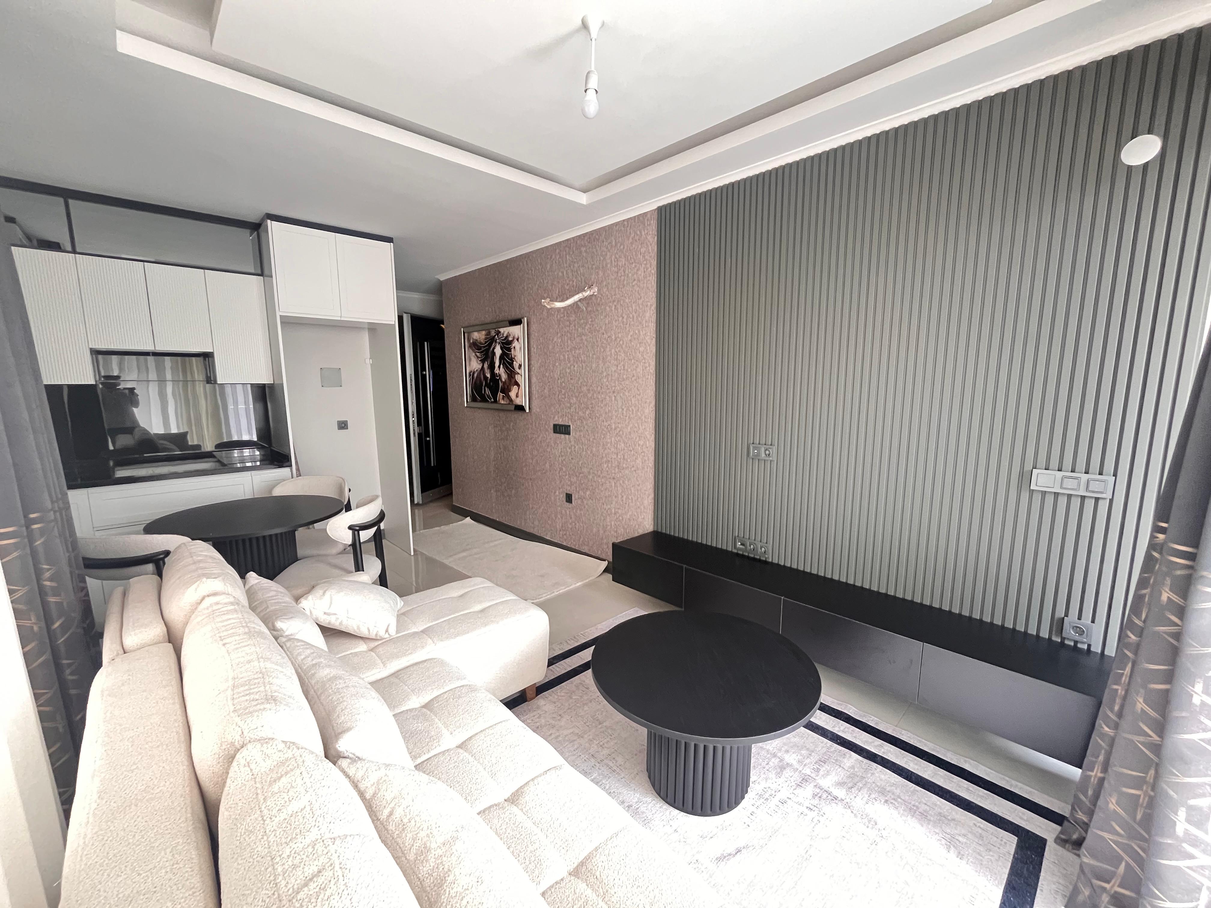 ALANYA HASBAHÇE'DE LÜKS EŞYALI 1+1 DAİRE - 2