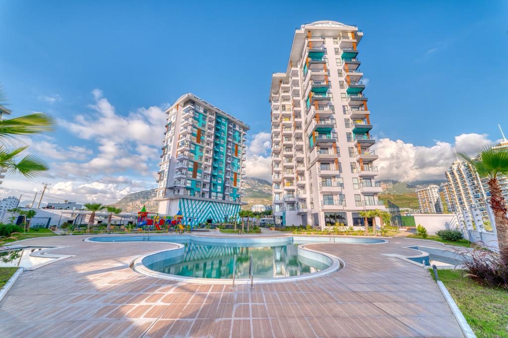 ALANYA MAHMUTLAR'DA DUBLEKS ESYALI REZİDANS DAİRE - 1