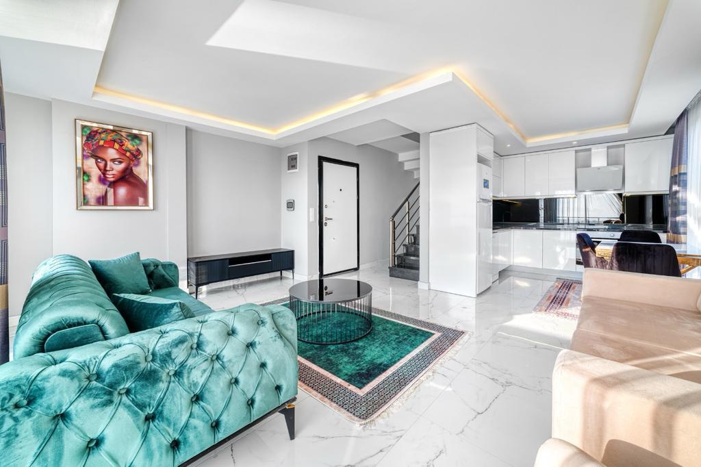ALANYA MAHMUTLAR'DA DUBLEKS ESYALI REZİDANS DAİRE - 9