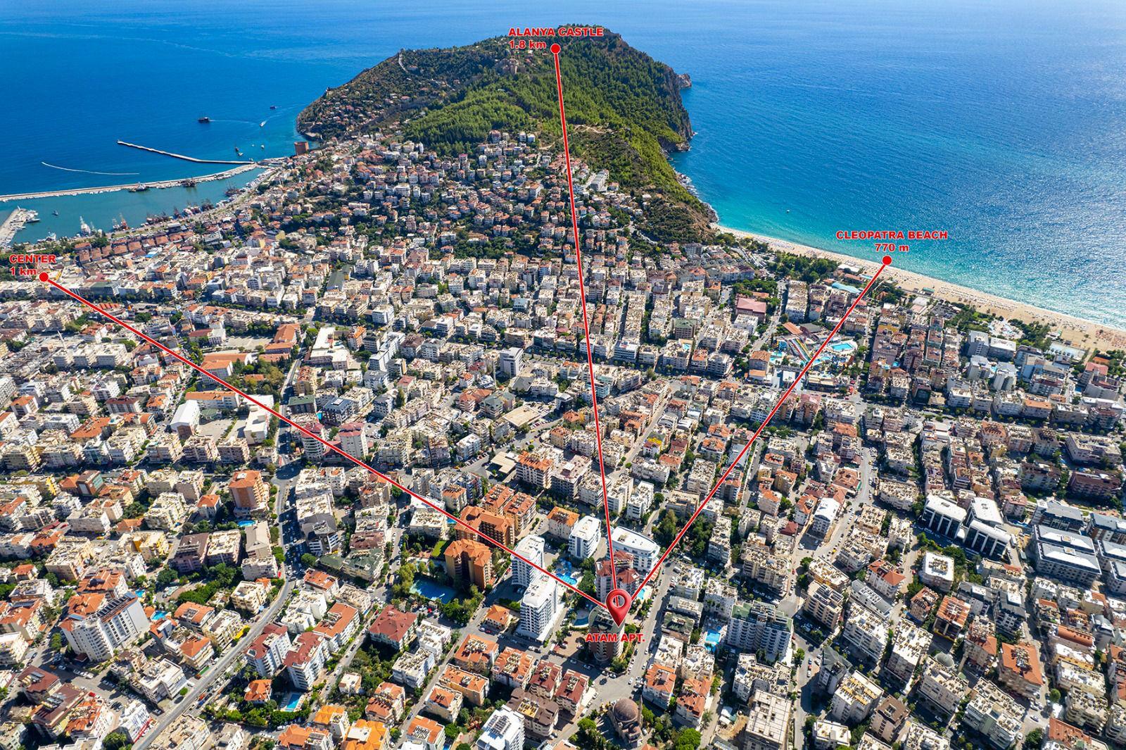ALANYA MERKEZDE VATANDASLIKLI 4+1 AYRI MUTFAK ESYALI DAİRE FIRSATI - 12