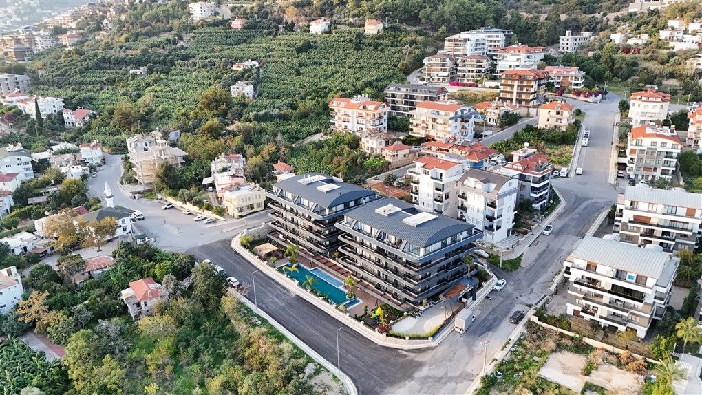 ALANYA BÜYÜKHASBAHÇE'DE LÜKS EŞYALI MANZARALI 1+1 REZİDANS - 4