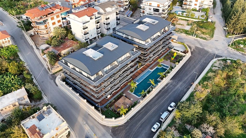 ALANYA BÜYÜKHASBAHÇE'DE LÜKS EŞYALI MANZARALI 1+1 REZİDANS - 5
