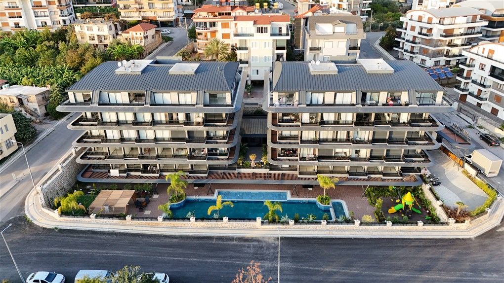 ALANYA BÜYÜKHASBAHÇE'DE LÜKS EŞYALI MANZARALI 1+1 REZİDANS - 6
