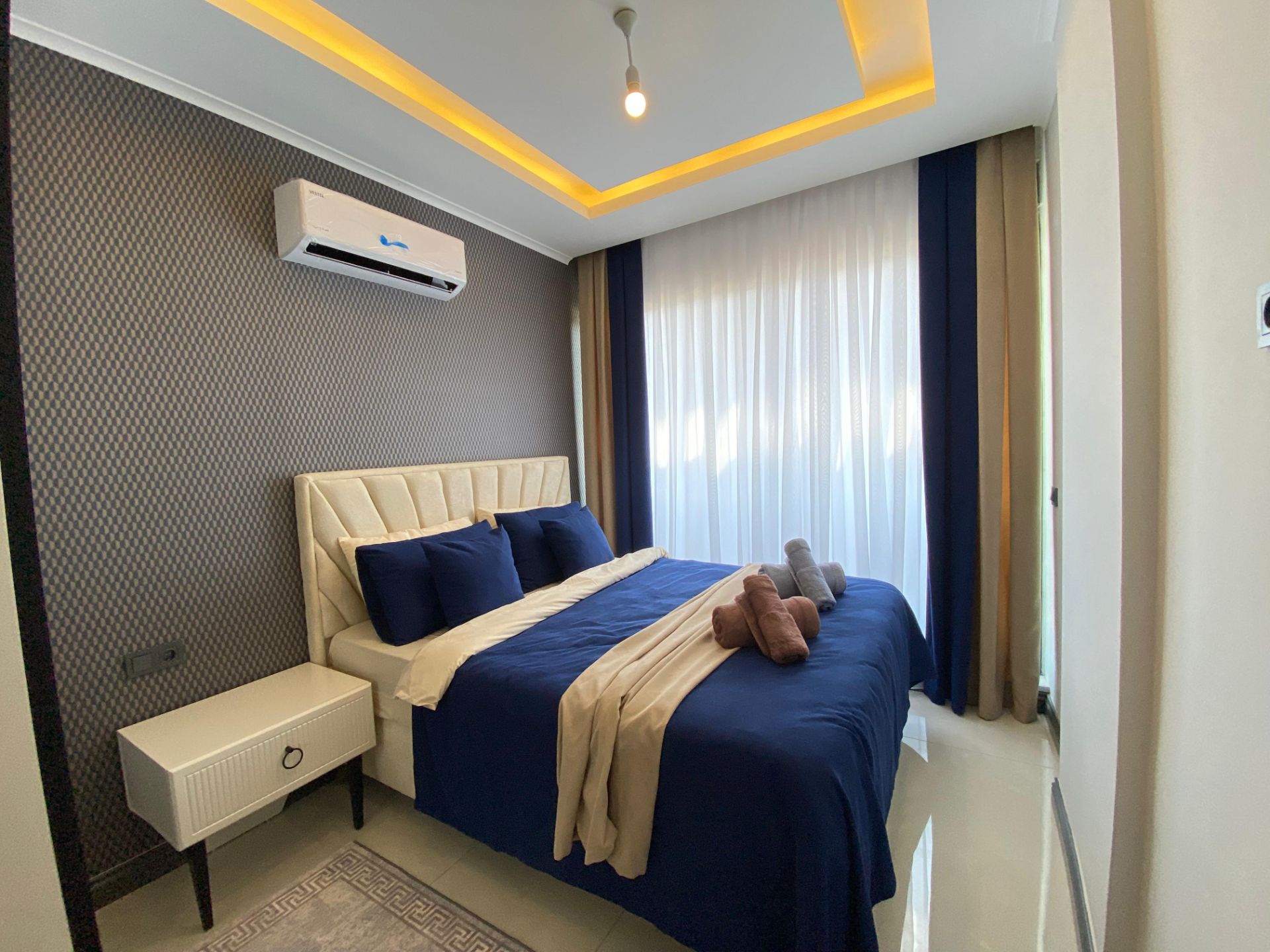 ALANYA BÜYÜKHASBAHÇE'DE LÜKS EŞYALI MANZARALI 1+1 REZİDANS - 11