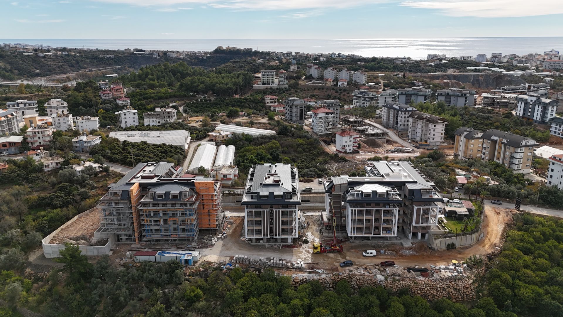 ALANYA OBA BÖLGESİNDE ESYALI 1+1 REZİDANS - 4