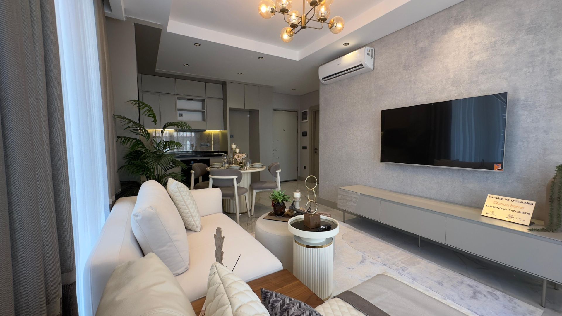 ALANYA OBA BÖLGESİNDE ESYALI 1+1 REZİDANS - 8