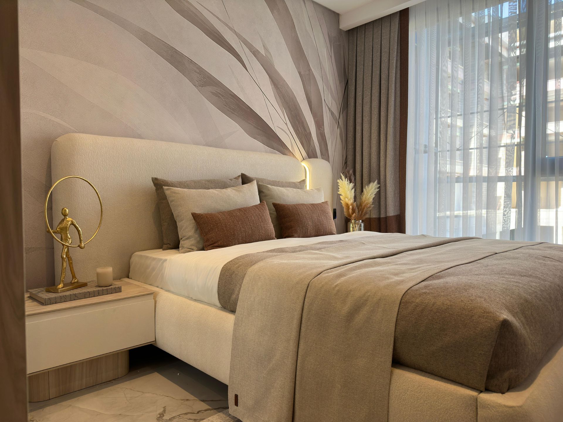 ALANYA OBA BÖLGESİNDE ESYALI 1+1 REZİDANS - 15