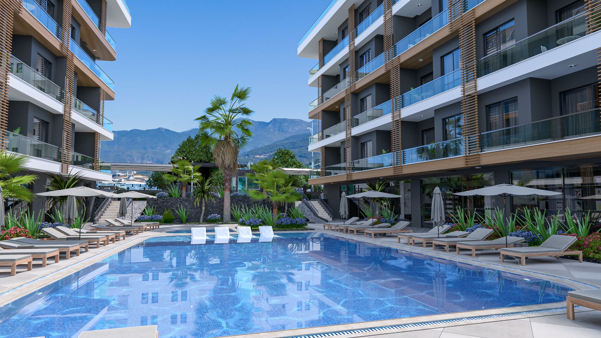 ALANYA OBA'DA 2+1 AYRI MUTFAK FULL AKTİVİTELİ DAİRE - 20