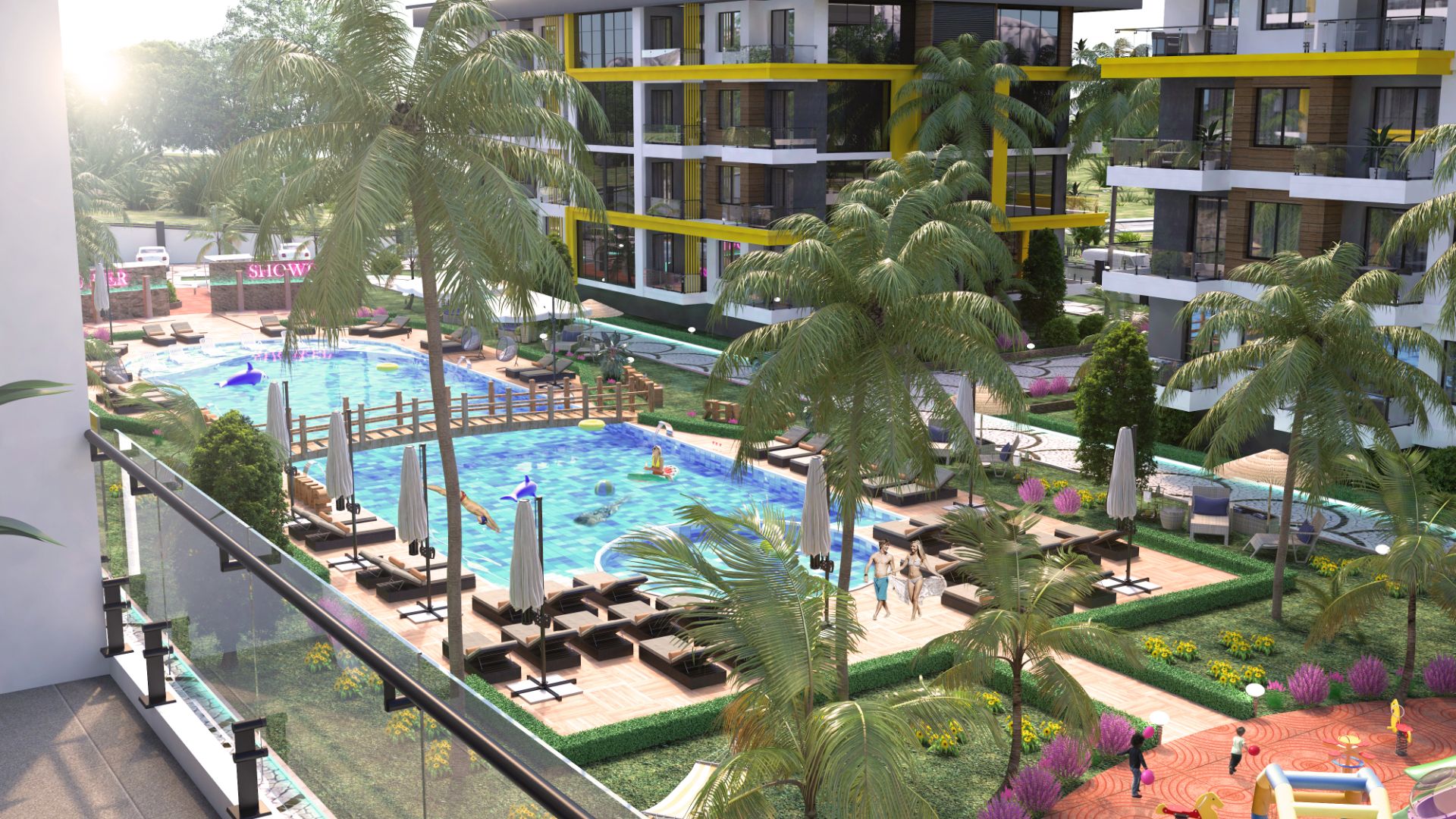 ALANYA KESTEL'DE LÜKS SİTEDE 2+1 DAİRE - 1