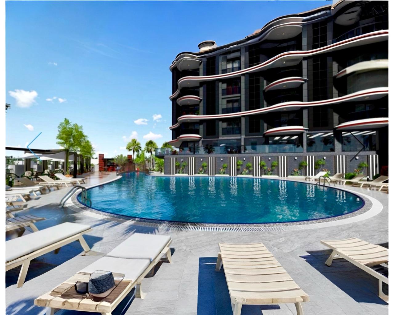 ALANYA MAHMUTLAR'DA EŞYALI FULL AKTİVİTELİ 1+1 REZİDANS - 2