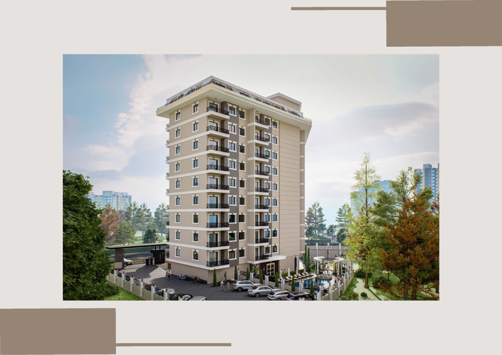 ALANYA MERKEZDE TAKSİTLİ LÜKS 3+1 REZİDANS - 4