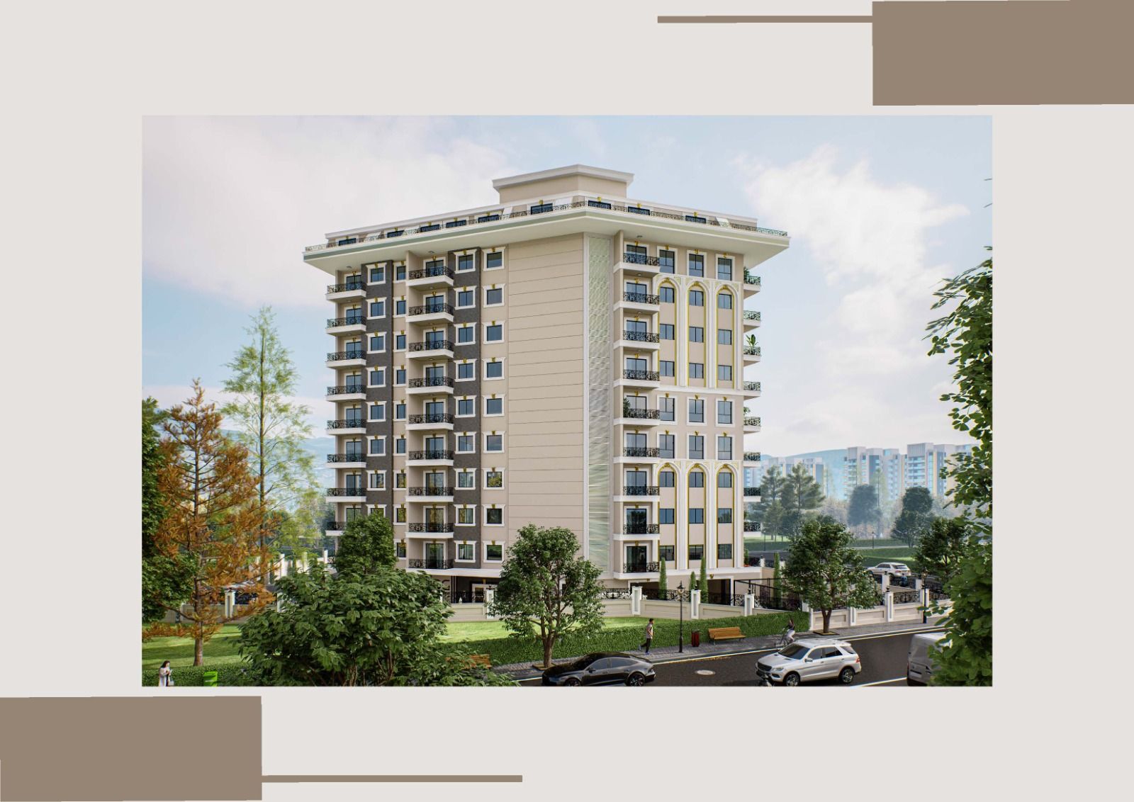 ALANYA MERKEZDE TAKSİTLİ LÜKS 3+1 REZİDANS - 5