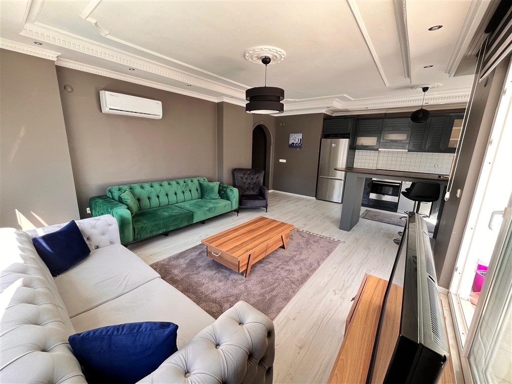 ALANYA MAHMUTLARDA EŞYALI 2+1 GENİŞ DAİRE - 13