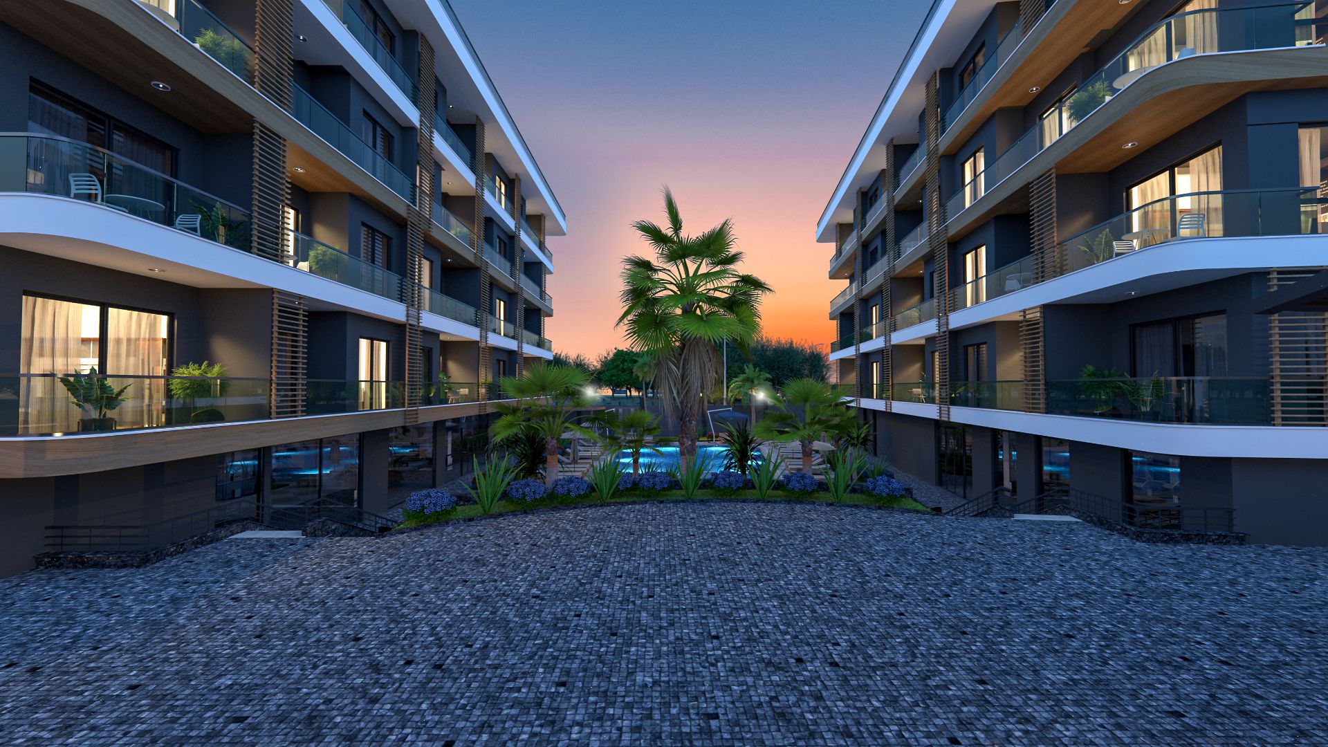 ALANYA OBA'DA LÜKS SİTEDE TAKSİTLİ YATIRIM FIRSATI - 19