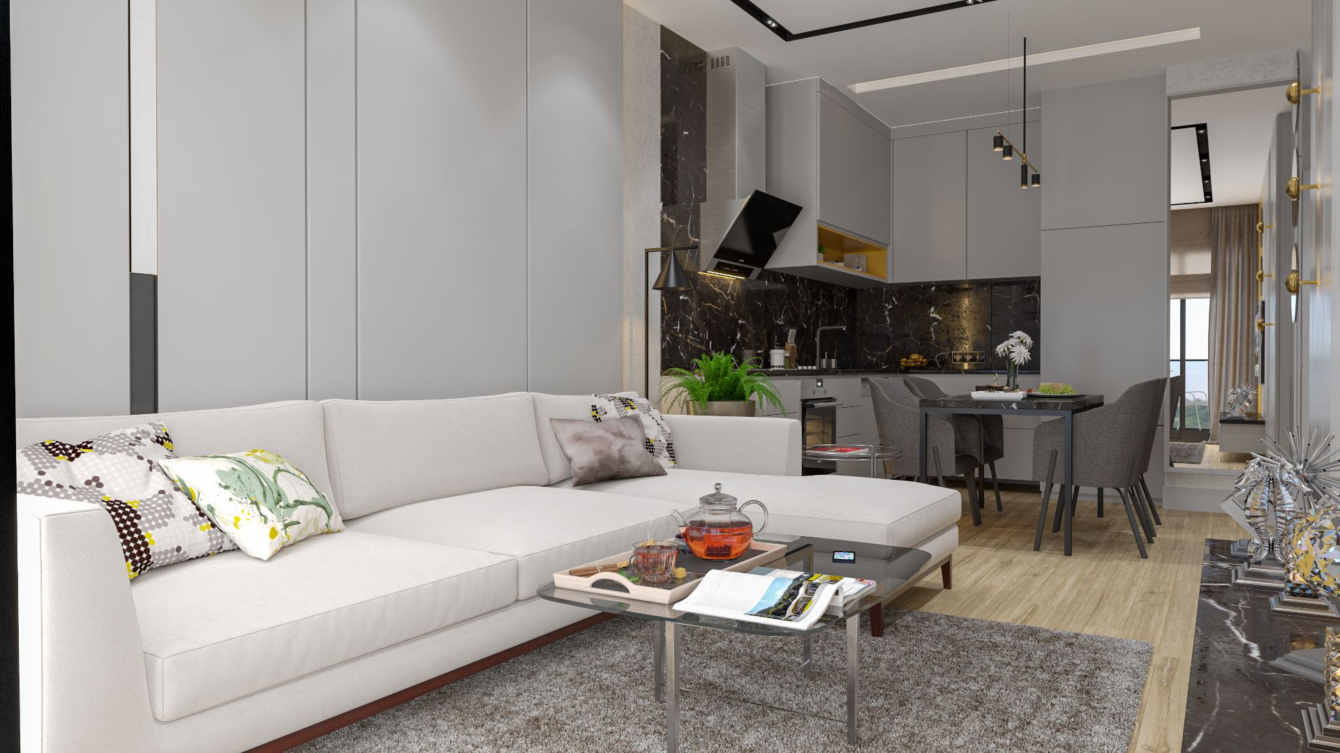 ALANYA KESTEL BÖLGESİNDE 1+1---2+1---4+1 PROJEDEN YATIRIM FIRSATI - 9