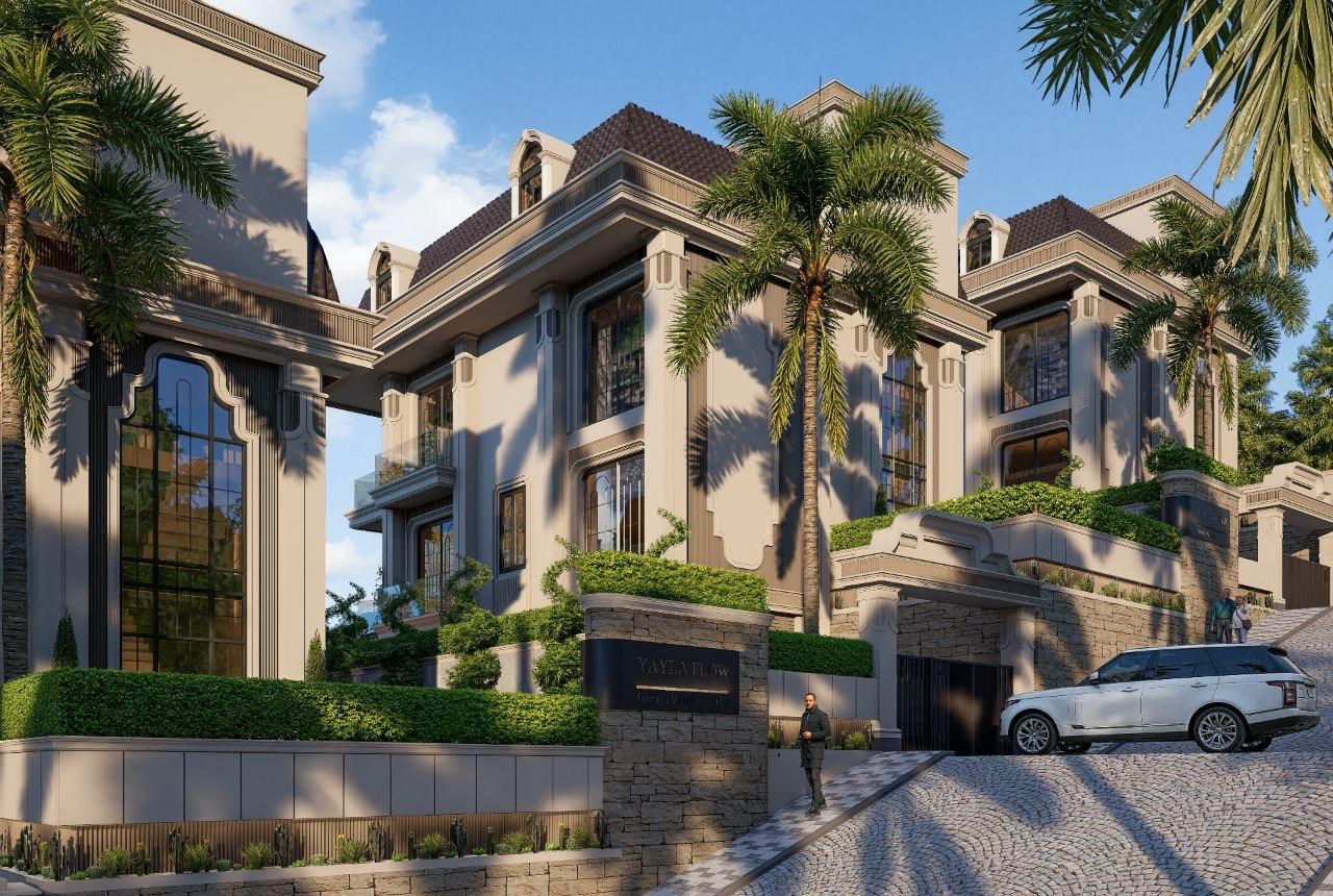 FLOW VILLAS – Alanya Tepe'de Deniz ve Kale Manzaralı 8+1 Lüks Villalar - 3