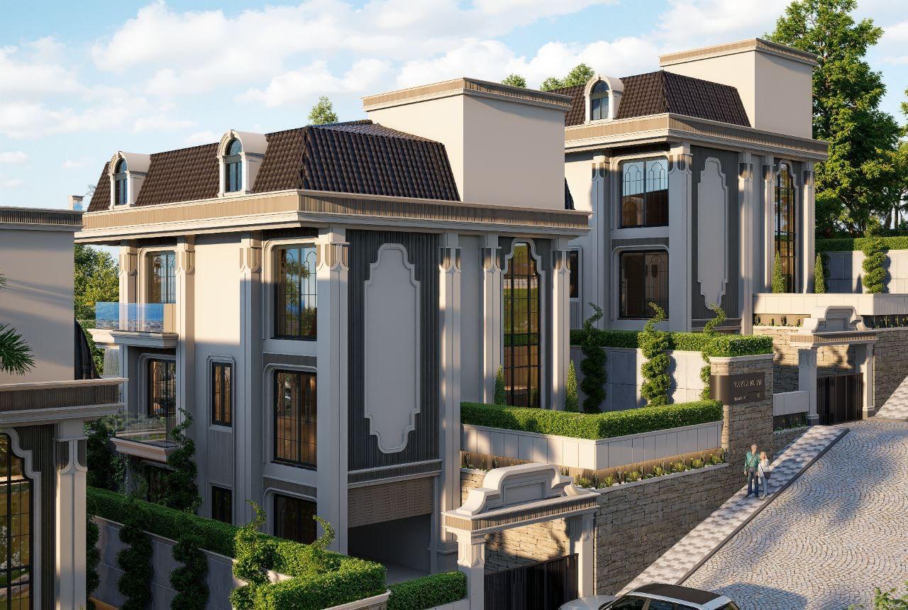 FLOW VILLAS – Alanya Tepe'de Deniz ve Kale Manzaralı 8+1 Lüks Villalar - 5