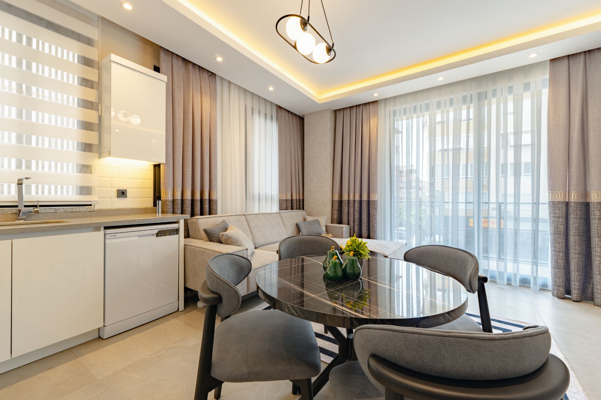 ALANYA MERKEZ – CLEOPATRA BÖLGESİNDE SOHO ELEMENTAL'DE SATILIK 1+1 DAİRE - 6