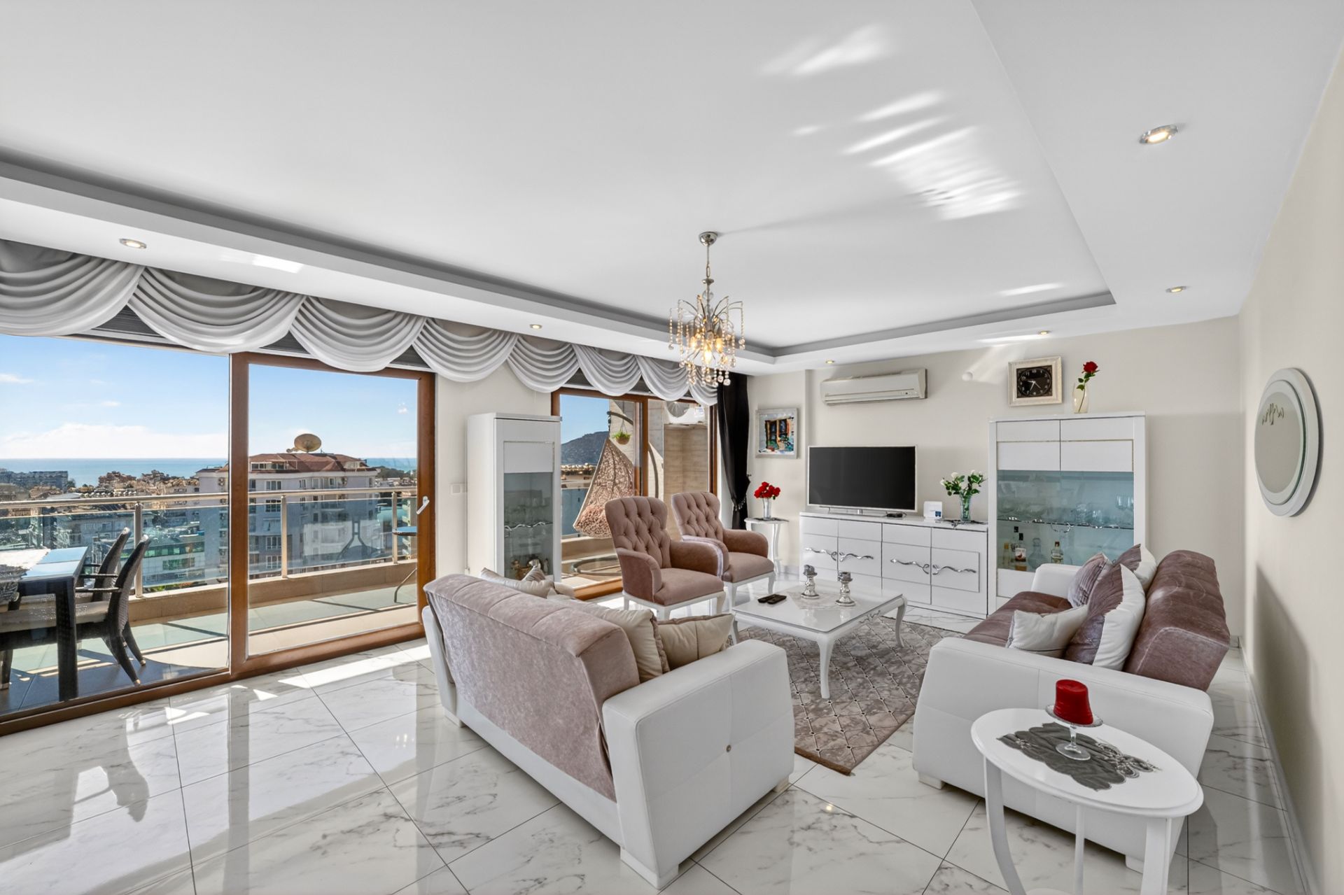 Crystal Park 2 Residence'da Satılık 3+1 Deniz Manzaralı Lüks Daire - 1