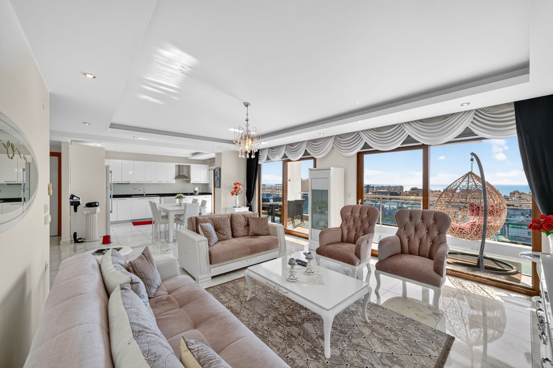 Crystal Park 2 Residence'da Satılık 3+1 Deniz Manzaralı Lüks Daire - 6