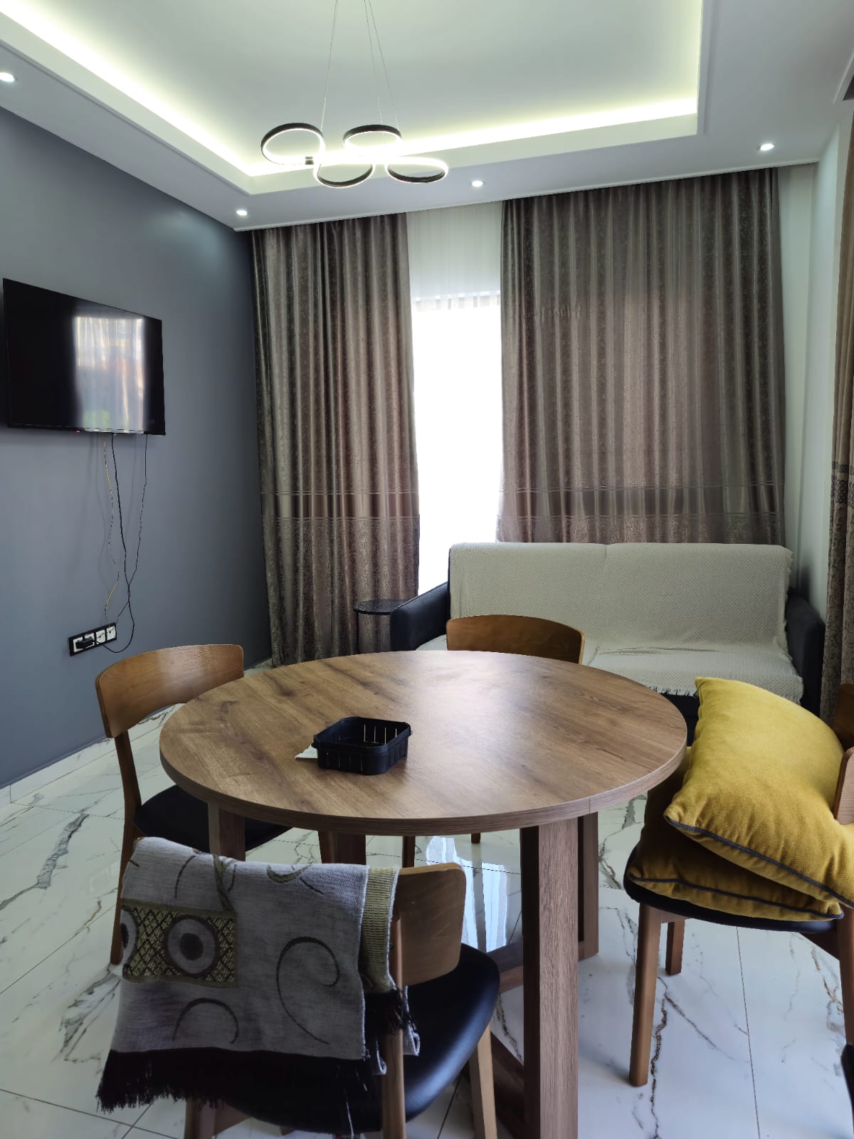 ALANYA KESTEL – CALIFORNIA RESIDENCE'DA DENİZE 150 METRE MESAFEDE EŞYALI SATILIK 1+1 DAİRE - 13