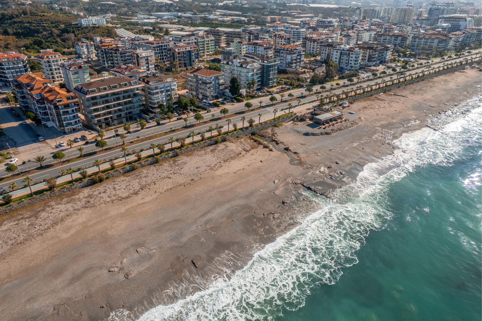 Alanya Kestel 23 Beach Residence'ta Satılık 1+1 Full Eşyalı Denize Sıfır Daire - 1
