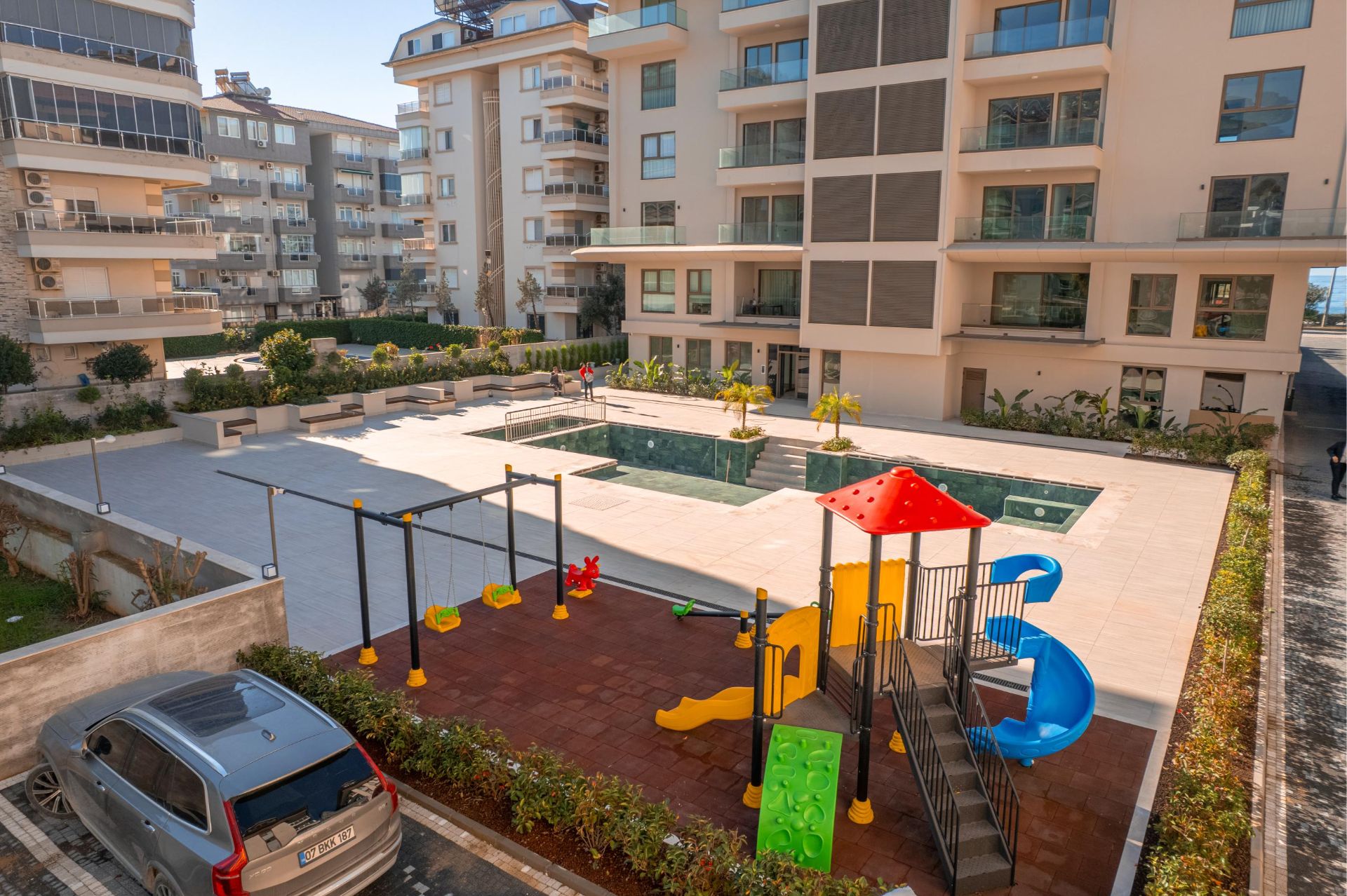 Alanya Kestel 23 Beach Residence'ta Satılık 1+1 Full Eşyalı Denize Sıfır Daire - 4