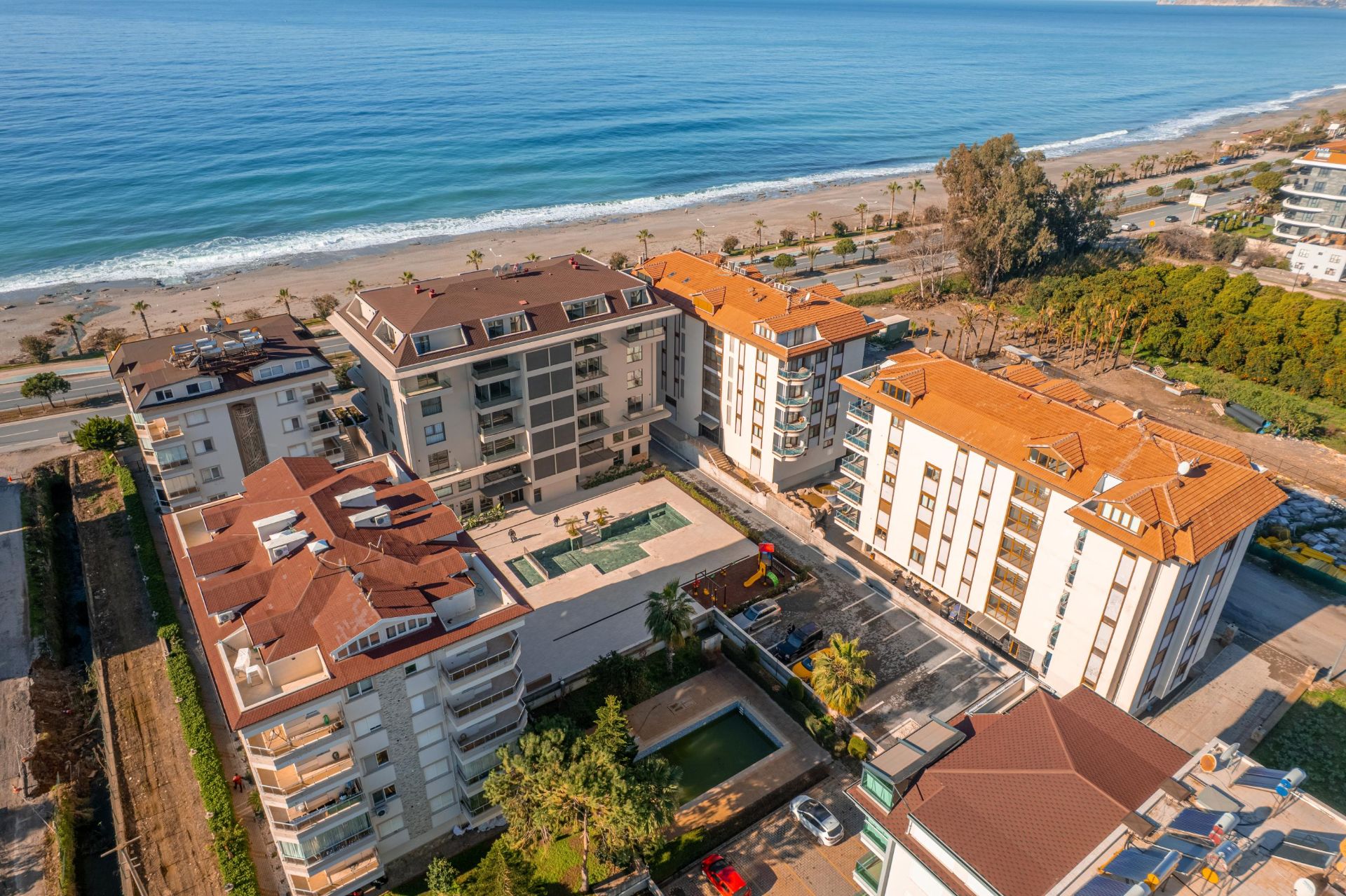Alanya Kestel 23 Beach Residence'ta Satılık 1+1 Full Eşyalı Denize Sıfır Daire - 6