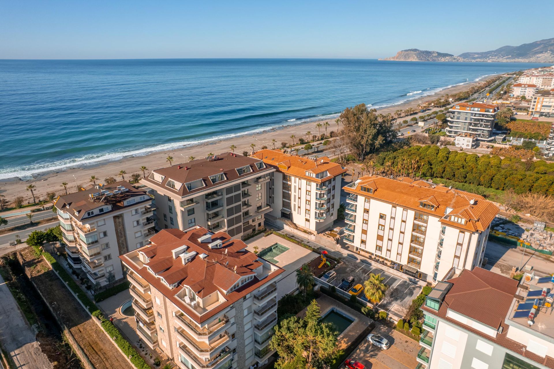 Alanya Kestel 23 Beach Residence'ta Satılık 1+1 Full Eşyalı Denize Sıfır Daire - 7