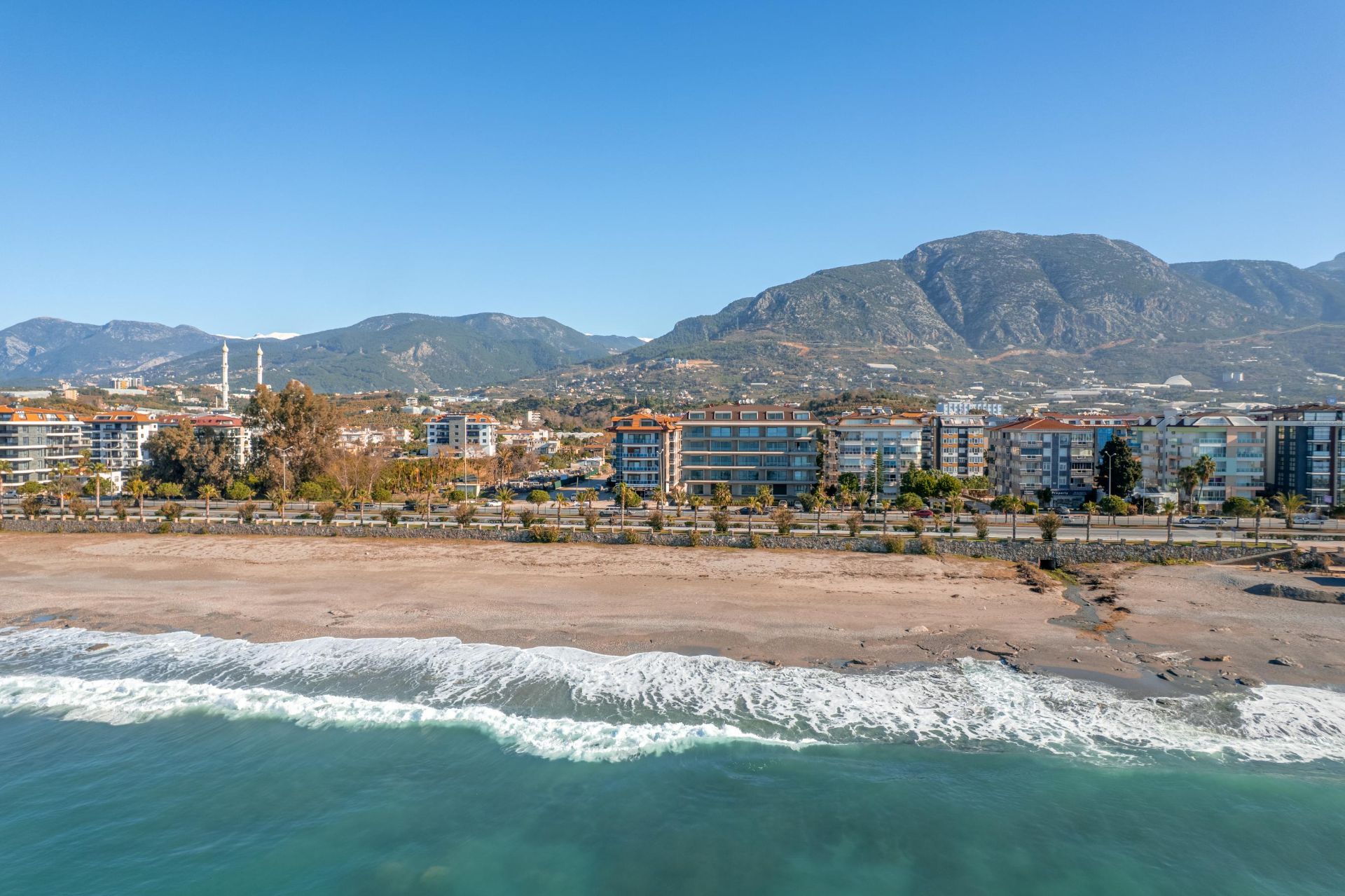 Alanya Kestel 23 Beach Residence'ta Satılık 1+1 Full Eşyalı Denize Sıfır Daire - 16