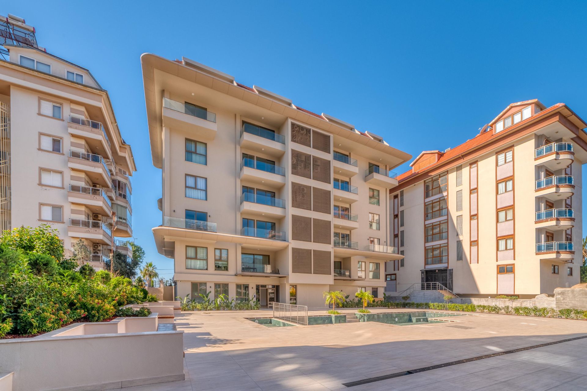 Alanya Kestel 23 Beach Residence'ta Satılık 1+1 Full Eşyalı Denize Sıfır Daire - 21