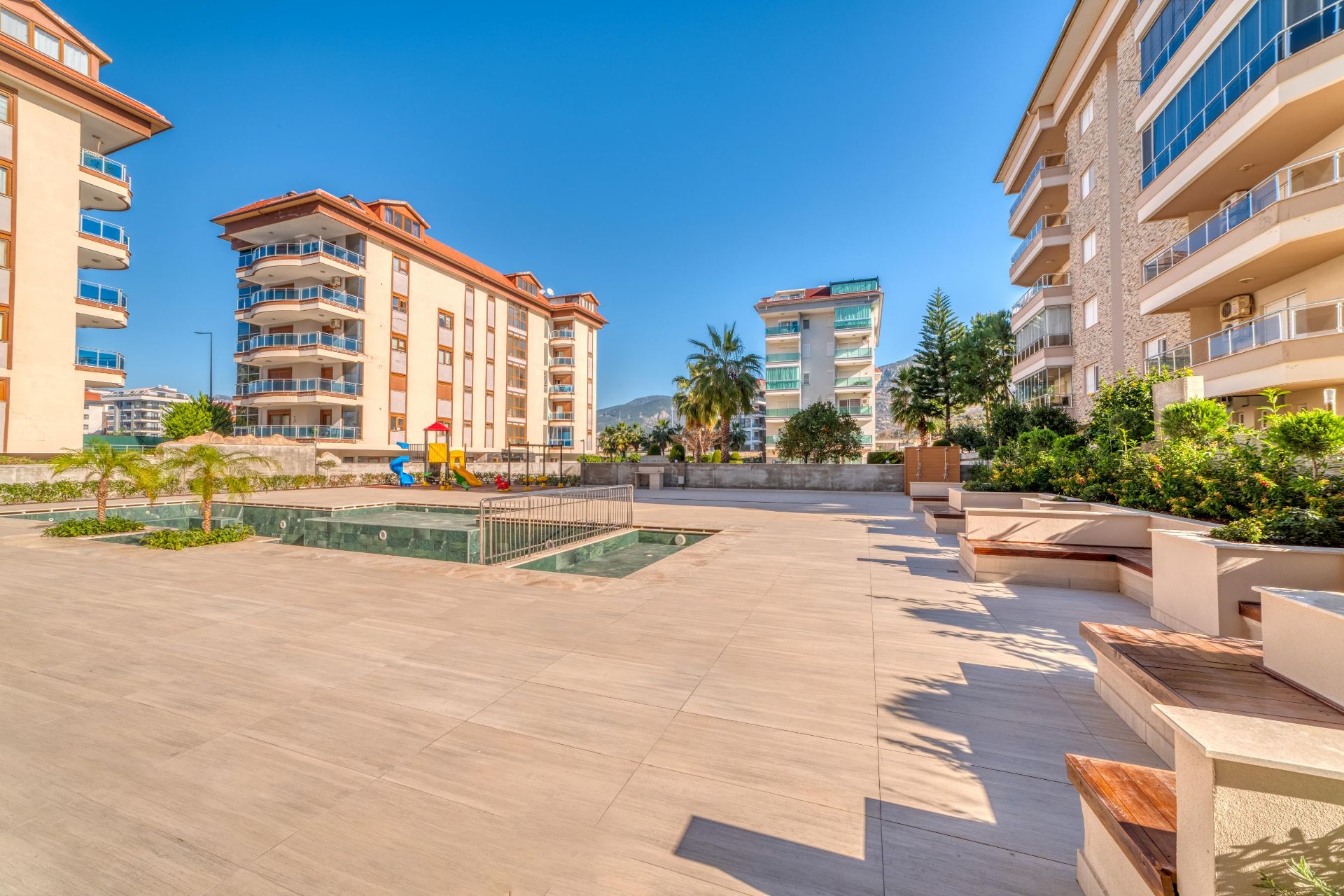 Alanya Kestel 23 Beach Residence'ta Satılık 1+1 Full Eşyalı Denize Sıfır Daire - 22