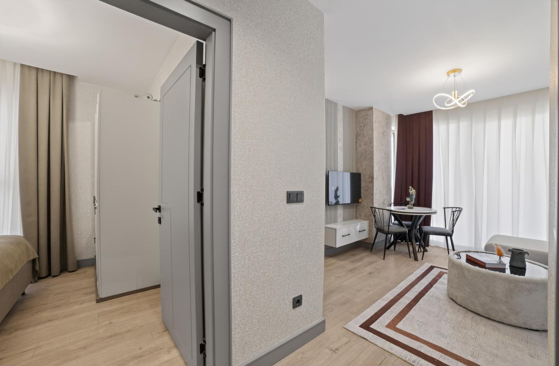 Alanya Kestel 23 Beach Residence'ta Satılık 1+1 Full Eşyalı Denize Sıfır Daire - 33