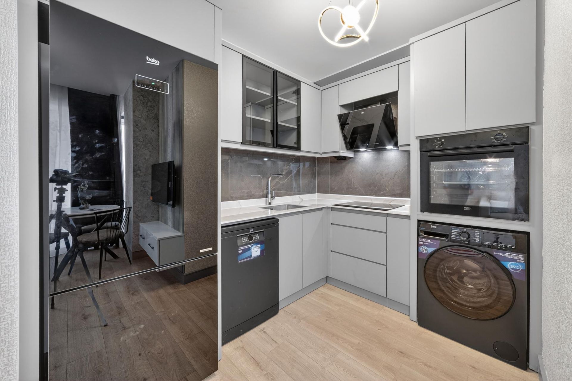 Alanya Kestel 23 Beach Residence'ta Satılık 1+1 Full Eşyalı Denize Sıfır Daire - 35