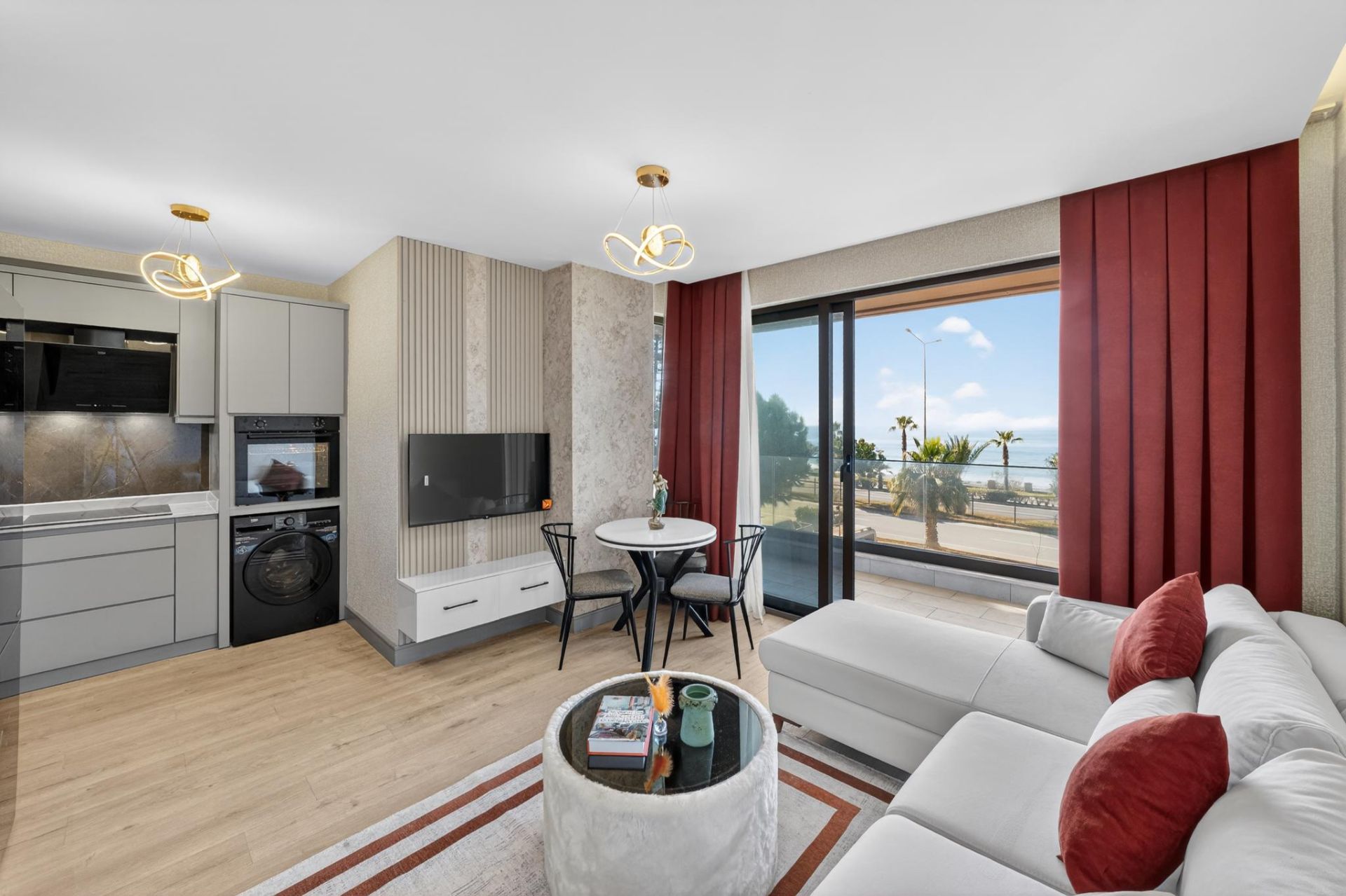 Alanya Kestel 23 Beach Residence'ta Satılık 1+1 Full Eşyalı Denize Sıfır Daire - 40