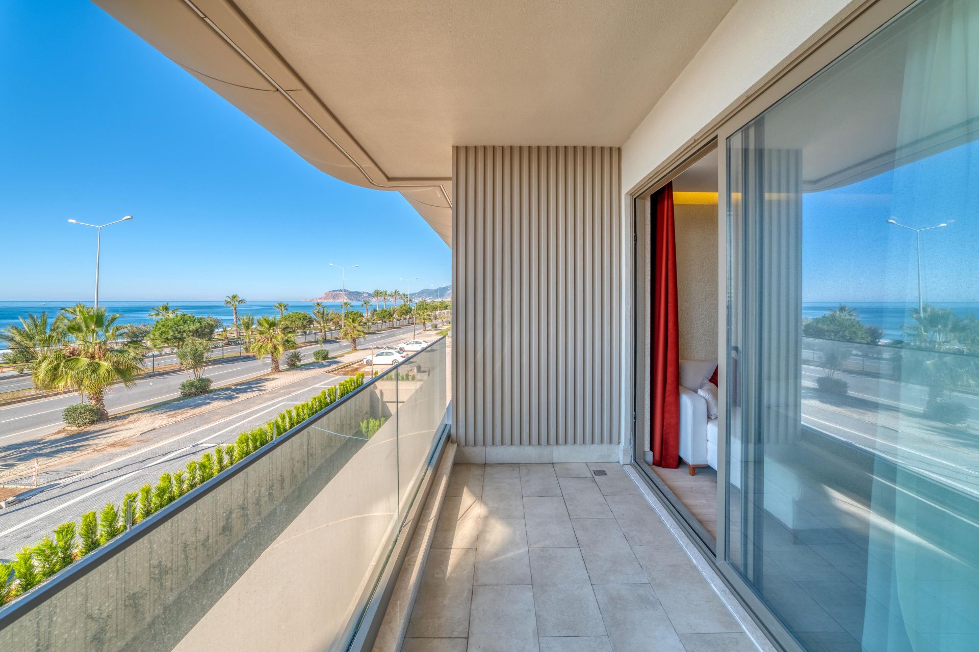 Alanya Kestel 23 Beach Residence'ta Satılık 1+1 Full Eşyalı Denize Sıfır Daire - 44