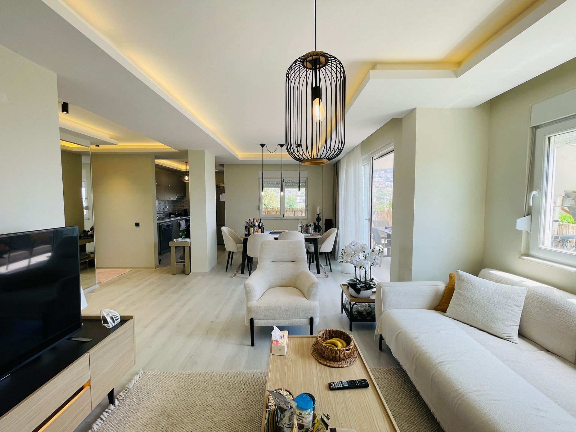 Alanya Sugözü Mahallesi'nde Satılık, Kale ve Deniz Manzaralı Full Eşyalı 2+1 Daire - 20