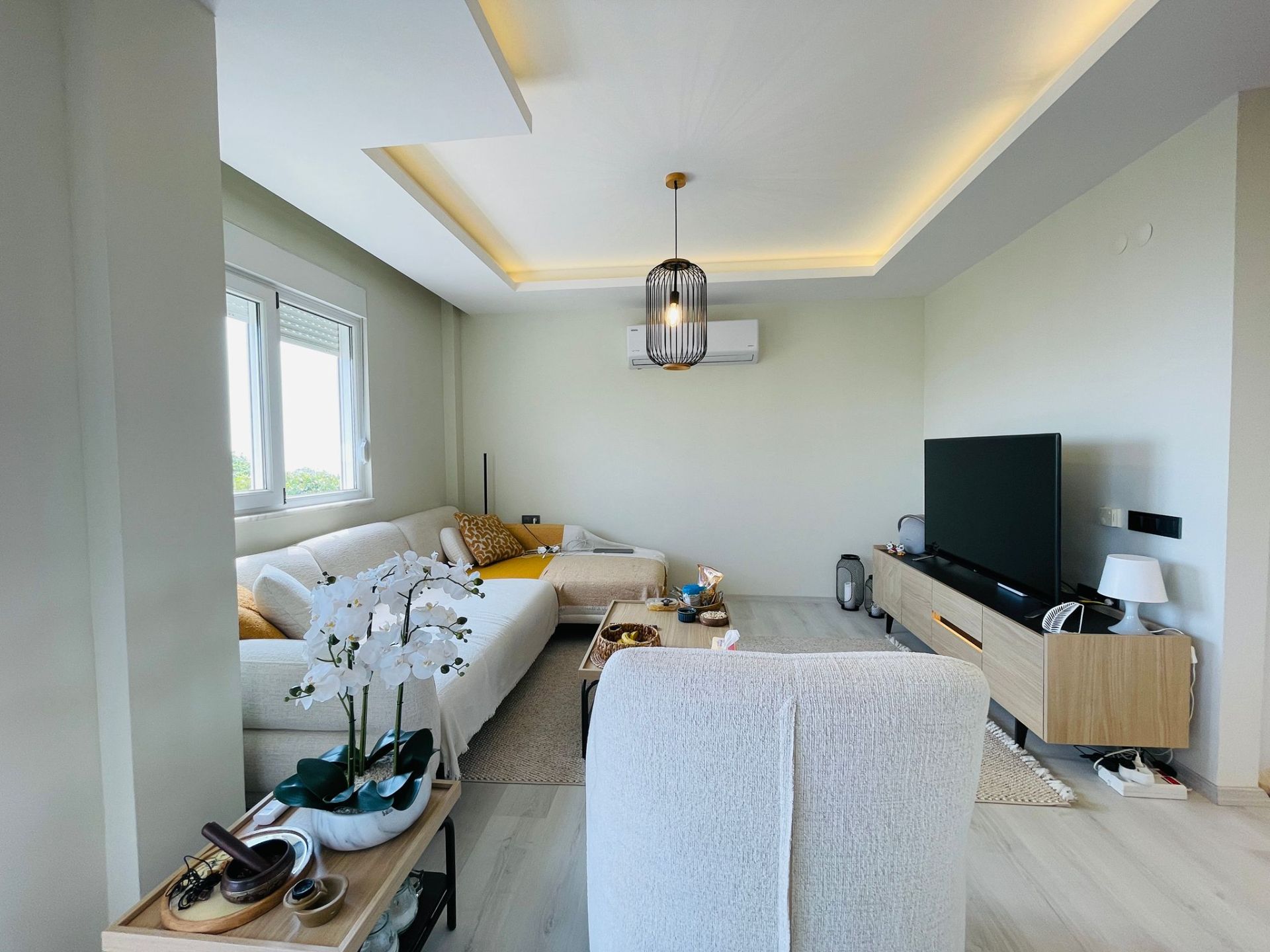 Alanya Sugözü Mahallesi'nde Satılık, Kale ve Deniz Manzaralı Full Eşyalı 2+1 Daire - 21
