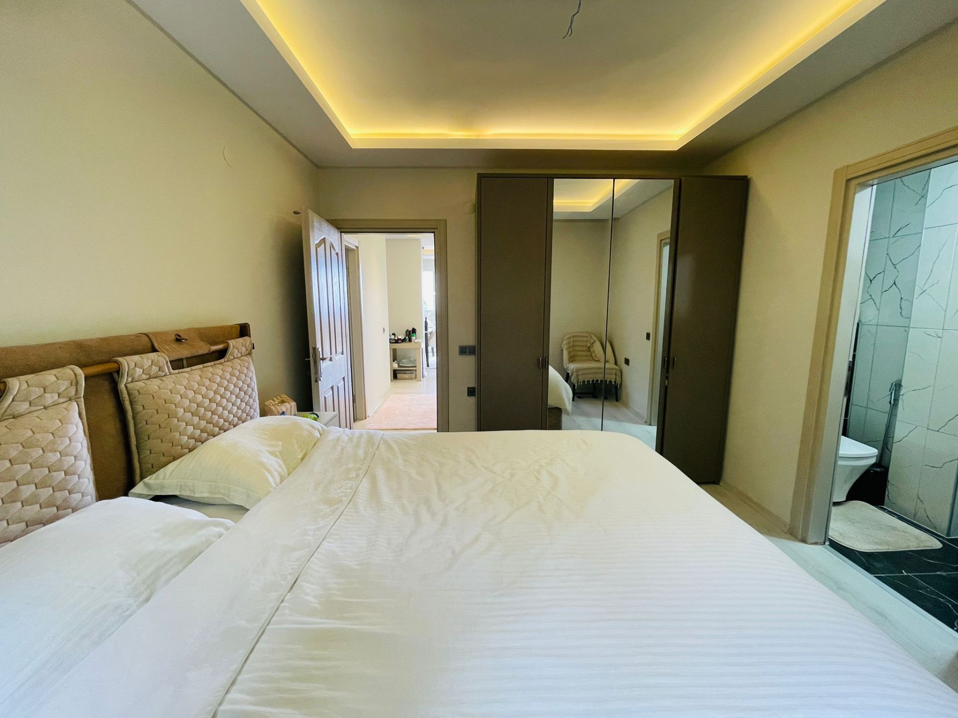 Alanya Sugözü Mahallesi'nde Satılık, Kale ve Deniz Manzaralı Full Eşyalı 2+1 Daire - 33