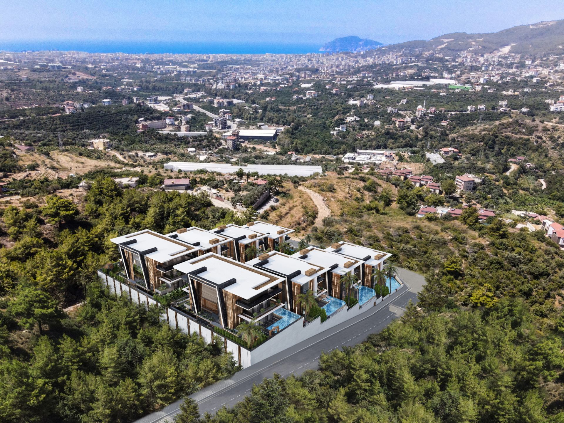 Alanya Kızılcaşehir'de Doğa ile İç İçe, Özel Havuzlu Lüks Villalar - 4