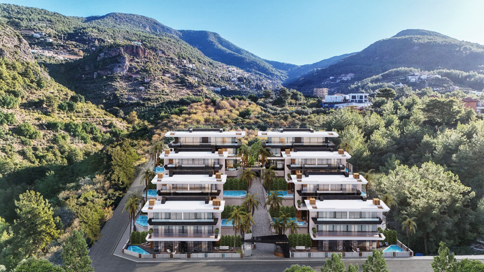 Alanya Kızılcaşehir'de Doğa ile İç İçe, Özel Havuzlu Lüks Villalar - 5