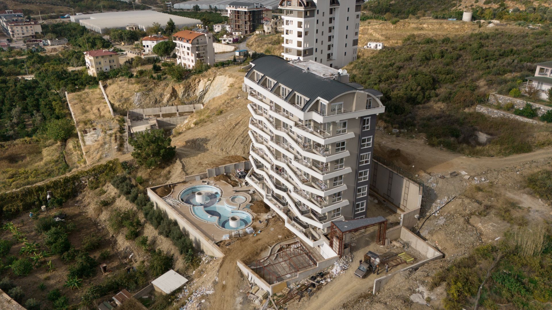 Alanya'da Zengin Sosyal Donatılara Sahip Modern Yaşam Projesi | 1+1 - 10