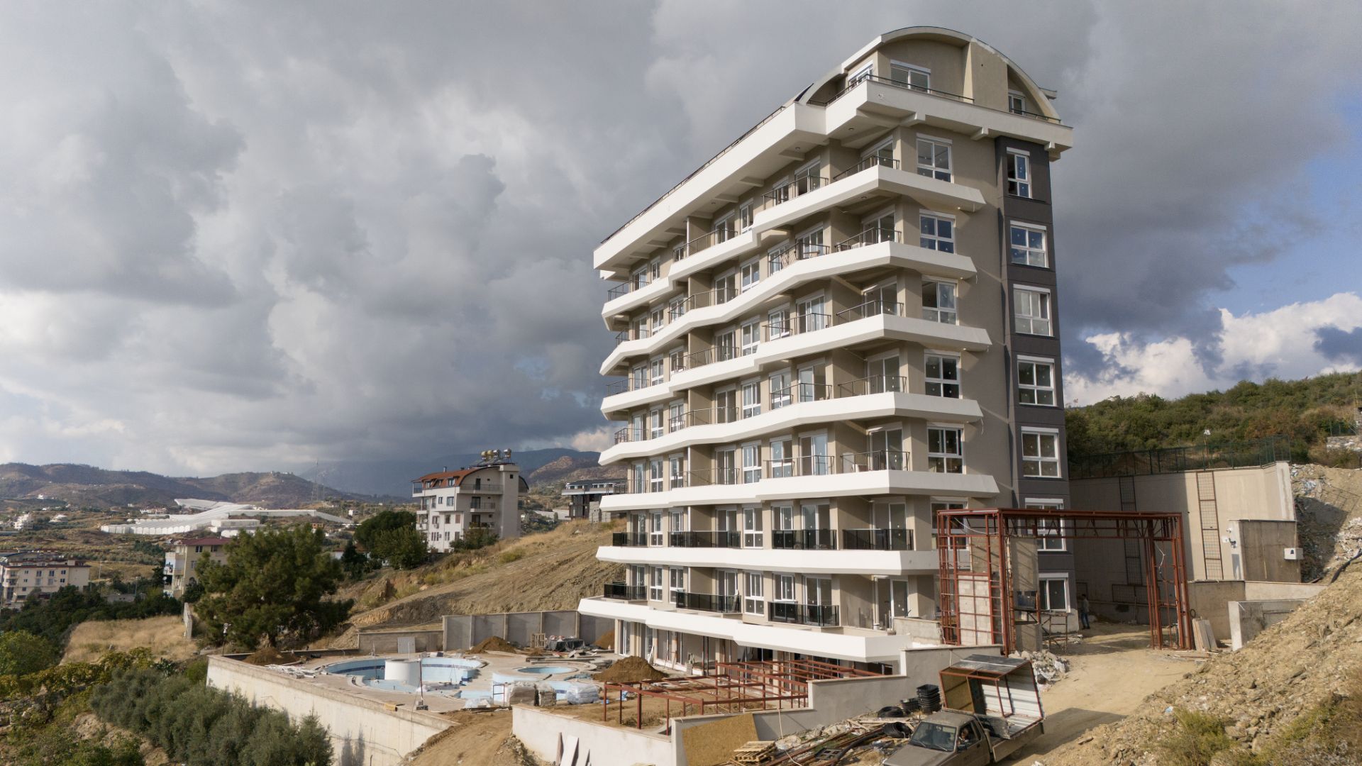 Alanya'da Zengin Sosyal Donatılara Sahip Modern Yaşam Projesi | 1+1 - 11