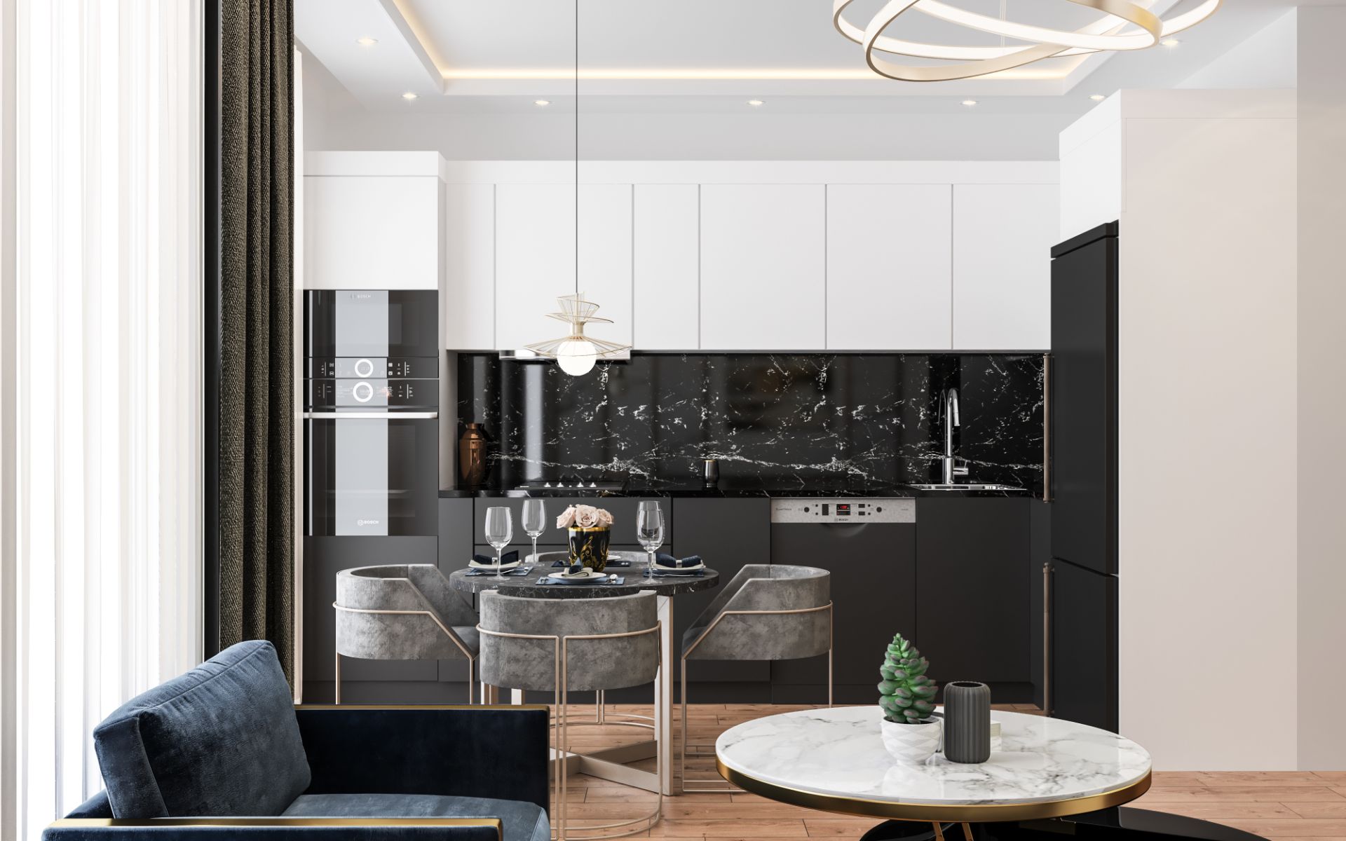 QIWI GARDEN 2+1 Dubleks | Alanya Cikcilli'de Modern ve Konforlu Yaşam - 3
