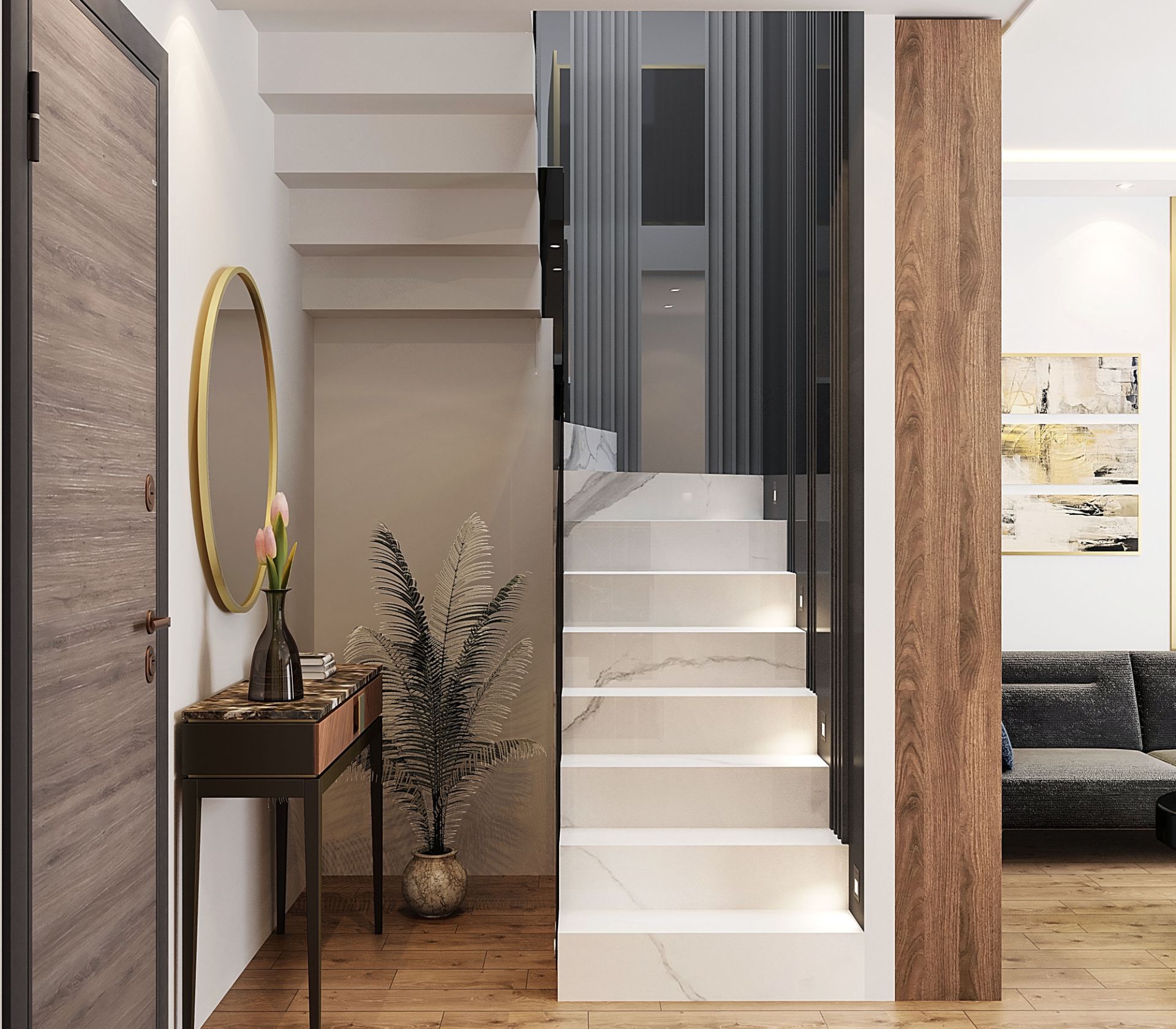 QIWI GARDEN 2+1 Dubleks | Alanya Cikcilli'de Modern ve Konforlu Yaşam - 9