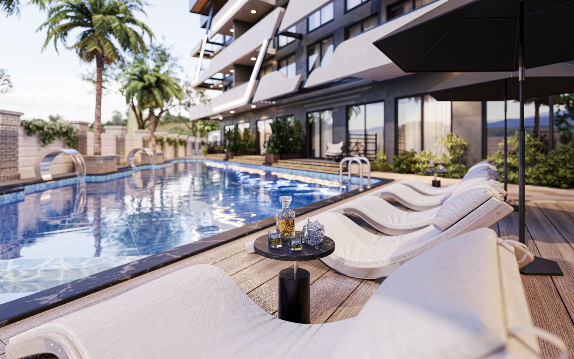 QIWI GARDEN 2+1 Dubleks | Alanya Cikcilli'de Modern ve Konforlu Yaşam - 20