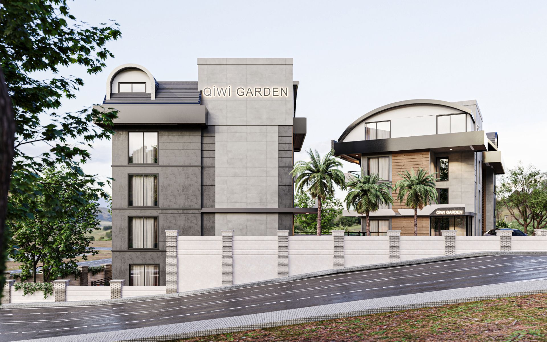 QIWI GARDEN 2+1 Dubleks | Alanya Cikcilli'de Modern ve Konforlu Yaşam - 23