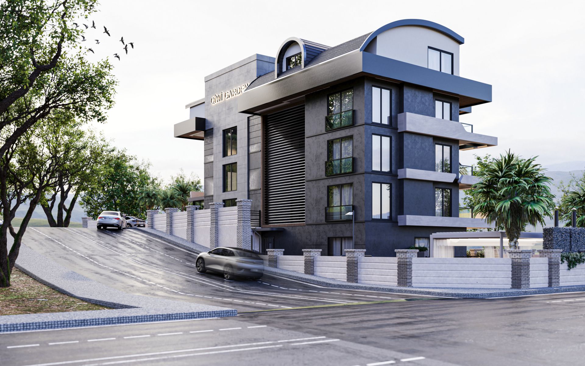 QIWI GARDEN 2+1 Dubleks | Alanya Cikcilli'de Modern ve Konforlu Yaşam - 25